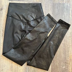 Aerie Faux Leather Offline leggings
